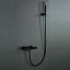 Grifo ducha termostatico Line negro mate de Imex